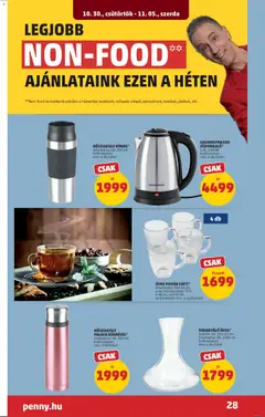 ÜVEG POHÁR SZETT*, űrtartalma: 350 ml/db max. hőmérséklet: 70°C 4 db/cs., 425 Ft/db bolti készlet: min. 6 szett/üzlet - amely érvényes a következő dátumtól: 30.10.2025 | Oldal: 32 | Termékek: Bögre, Pohár