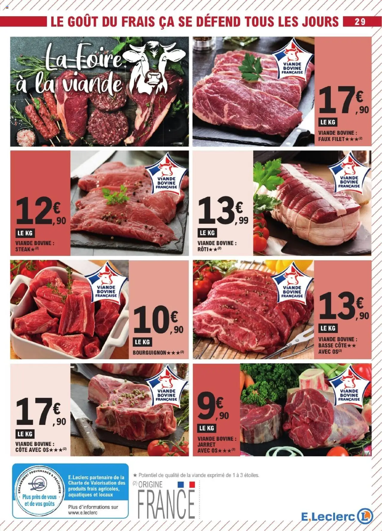 {H1} | Page: 29 | Produits: Viande, Basse côte, Viande bovine