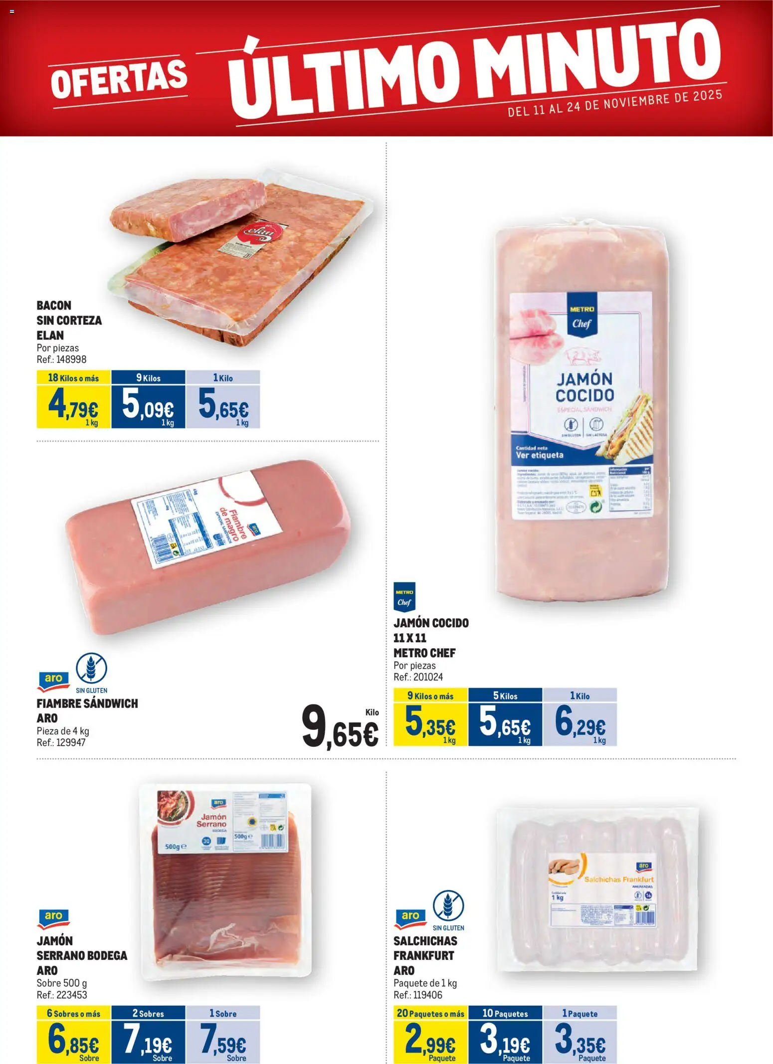 Makro - Black Friday Cataluña │ válido desde el 11.11.2025 | Página: 1 | Productos: Jamón serrano, Jamón, Jamón cocido