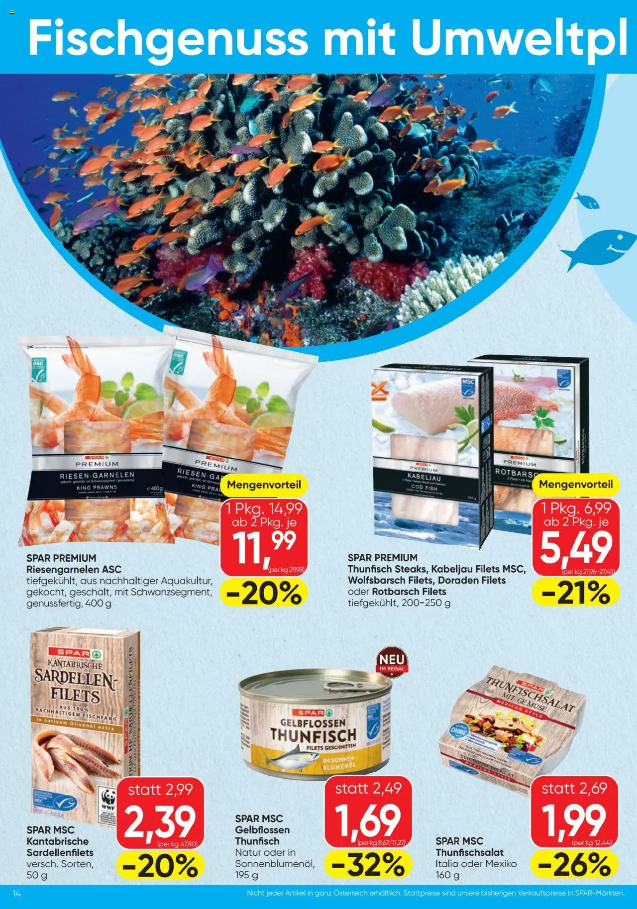 Spar Flugblatt gültig ab 11.09.2025 | Seite: 14 | Produkte: Gemüse, Regal