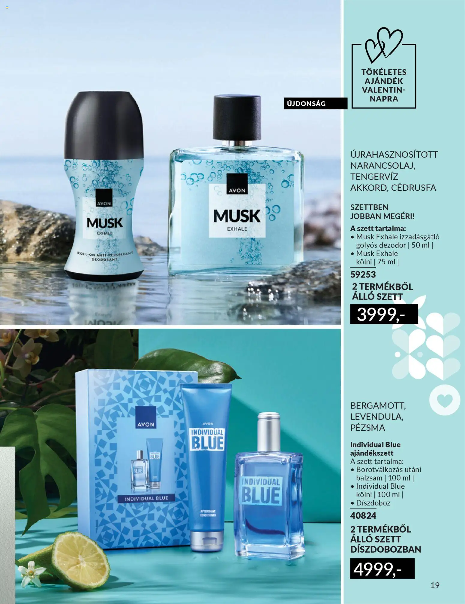 Avon akciós ujság - amely érvényes a következő dátumtól: 01.02.2026 | Oldal: 19 | Termékek: Kölni, Dezodor, Izzadásgátló