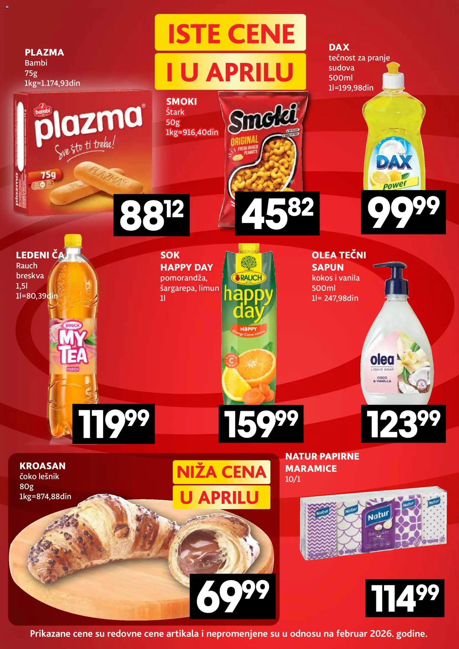 Roda katalog - važi od 02.04.2026 | Strana: 4 | Proizvode: Sto, Plazma, Limun, Breskva