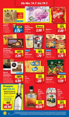 Lidl Prospekt Bernsdorf - gültig ab dem 14.07.2025 | Seite: 12 | Produkte: Langnese, Funny frisch, Twix, Telefon