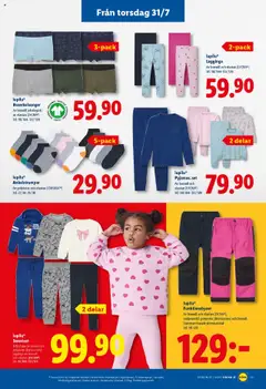 Lidl reklamblad aktuell från 28.07.2025 | Sida: 22 | Produkter: Tröja, Set, Leggings