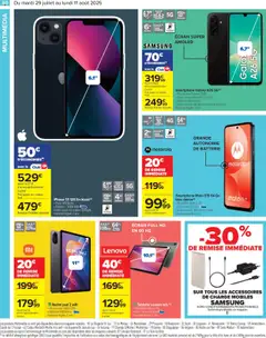  | Page: 32 | Produits: Smartphone, Disque dur, Batterie, Iphone