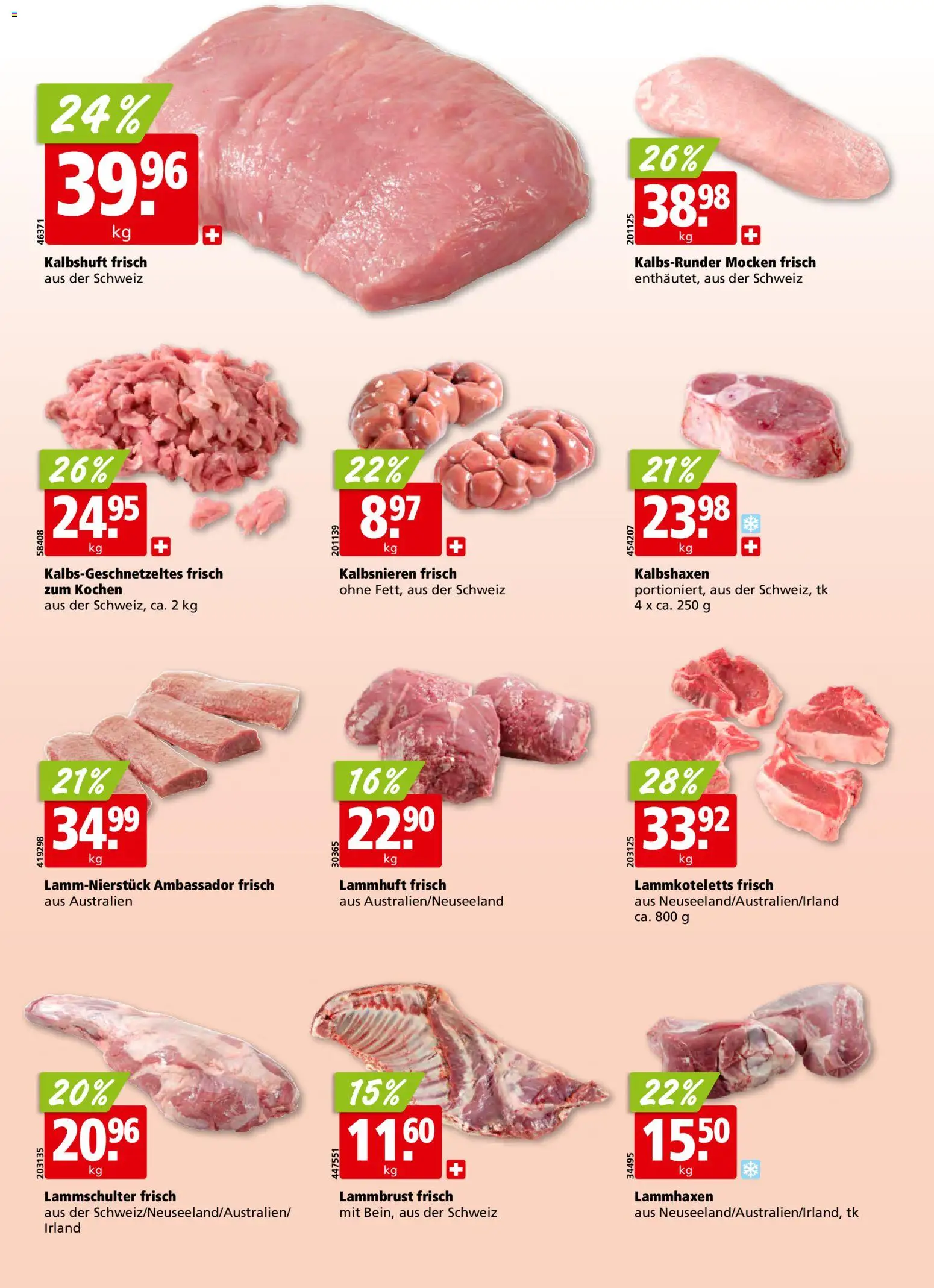 Aligro Aktionen Schlieren, Gossau SG, Frauenfeld, Rapperswil-Jona, Sargans, Bern, Brüttisellen, Pratteln, Emmen, Spreitenbach – gültig ab 16.02.2026 | Seite: 8
