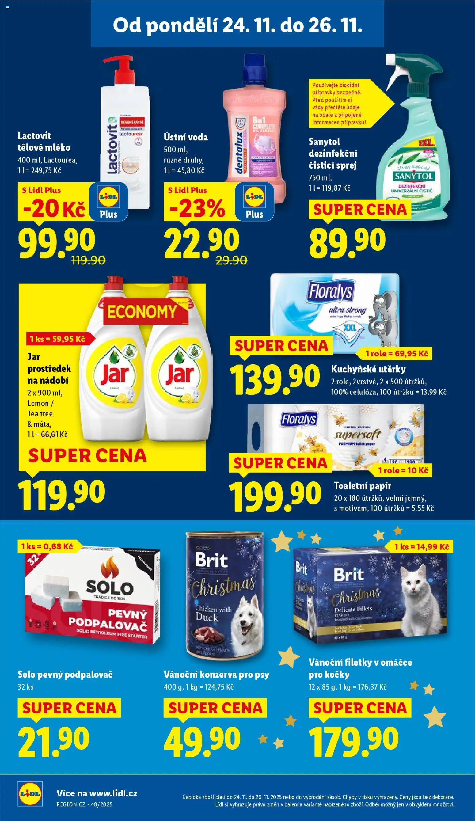 Lidl Black Friday od 24.11.2025 | Strana: 28 | Produkty: Kuchyňské utěrky, Utěrky, Toaletní papír, Univerzální čistič