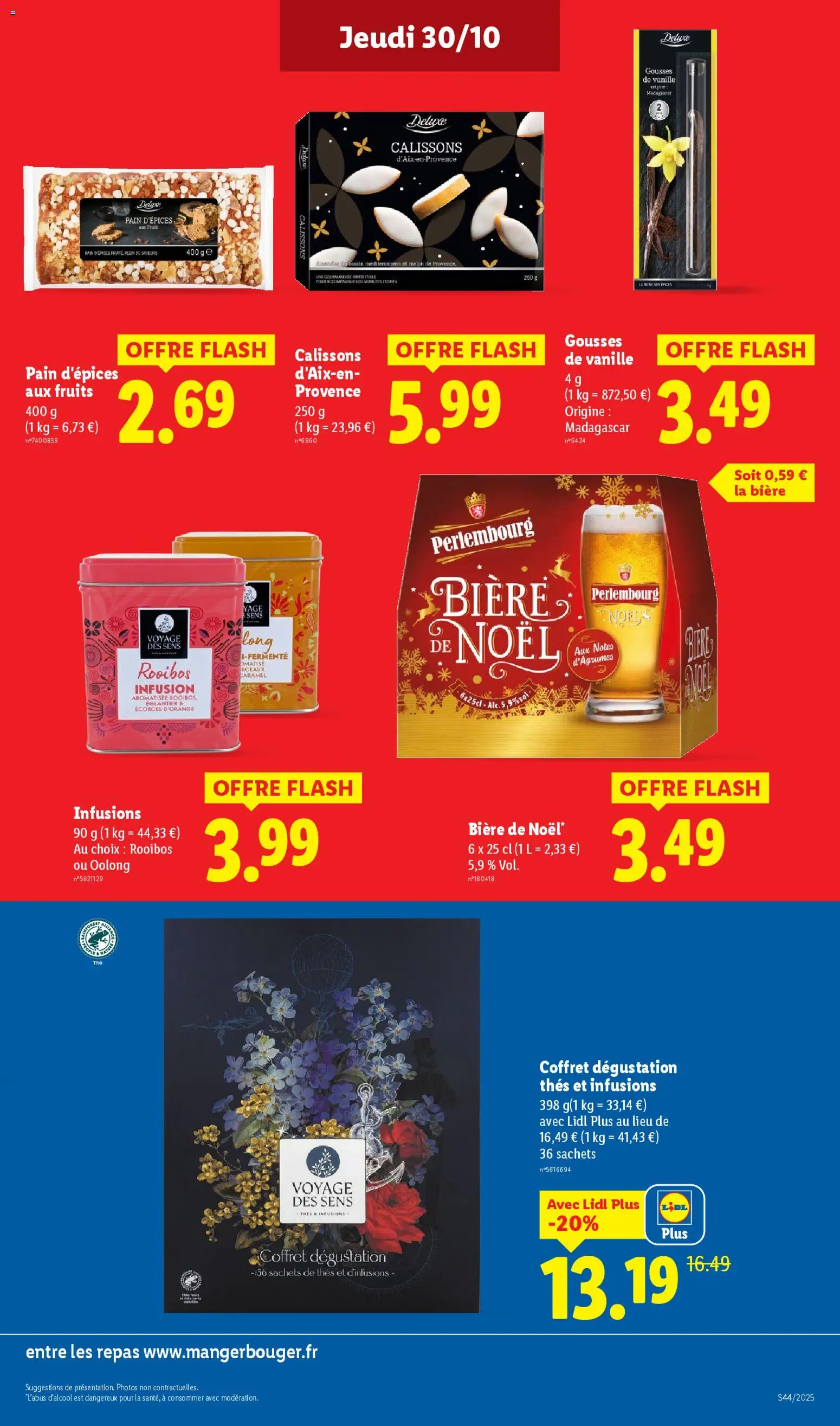 {H1} | Page: 25 | Produits: Melon, Infusion, Pain, Bière