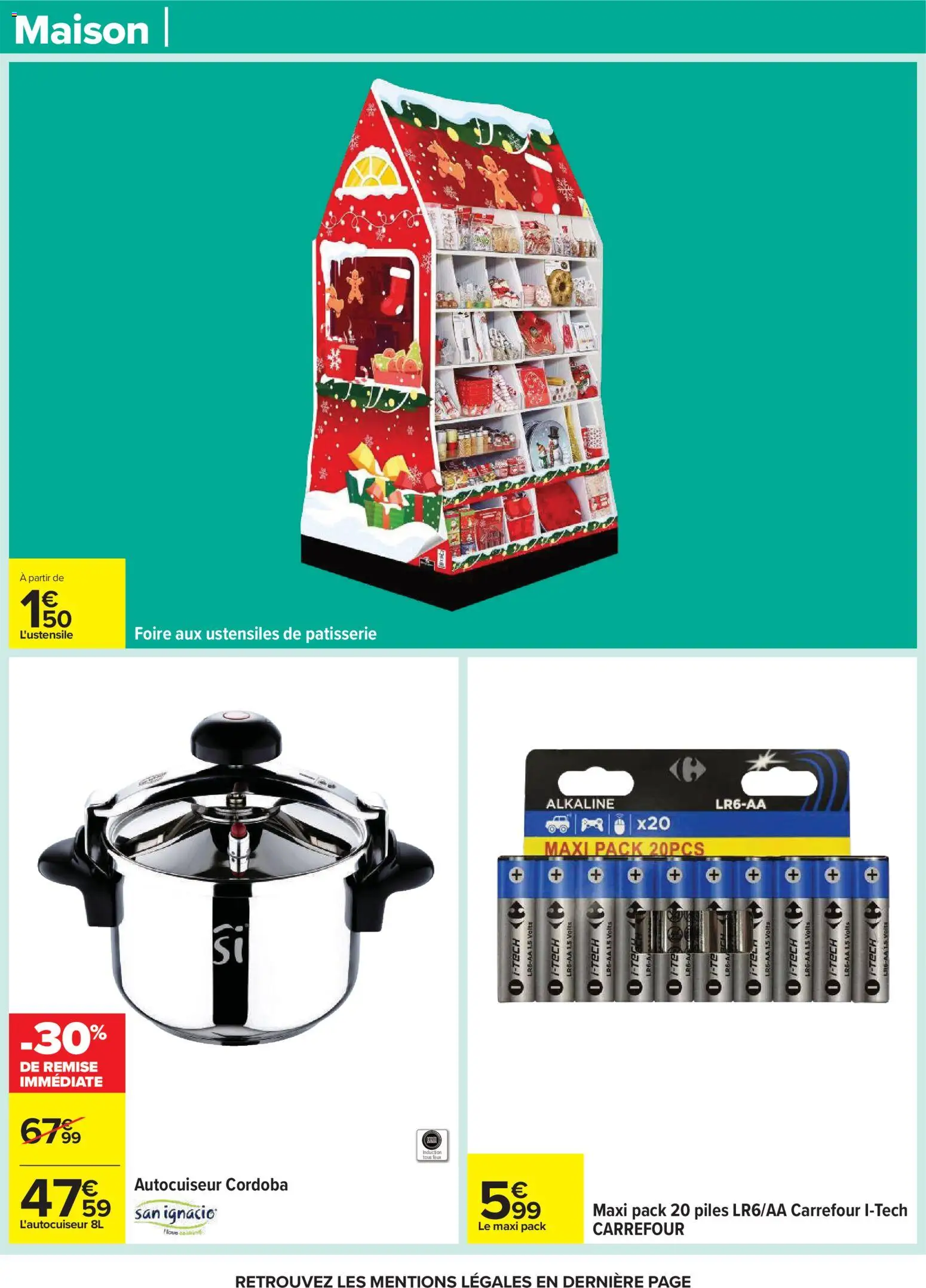 {H1} | Page: 67 | Produits: Autocuiseur, Piles