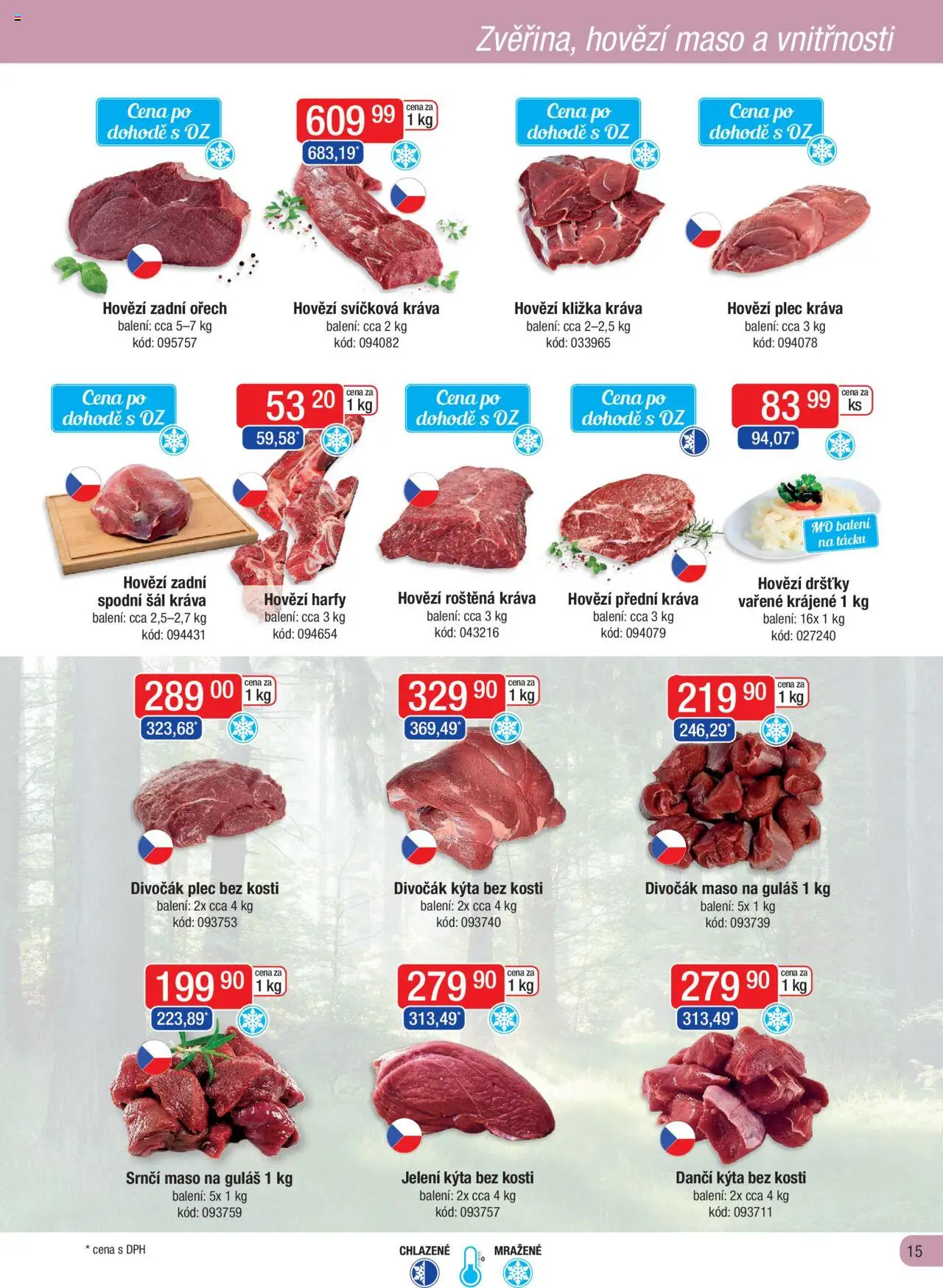 Astur & Qanto leták - Velkoobchod fresh 10/2025 od 01.10.2025 | Strana: 15 | Produkty: Plec bez kosti, Hovězí maso, Hovězí roštěná, Kýta bez kosti