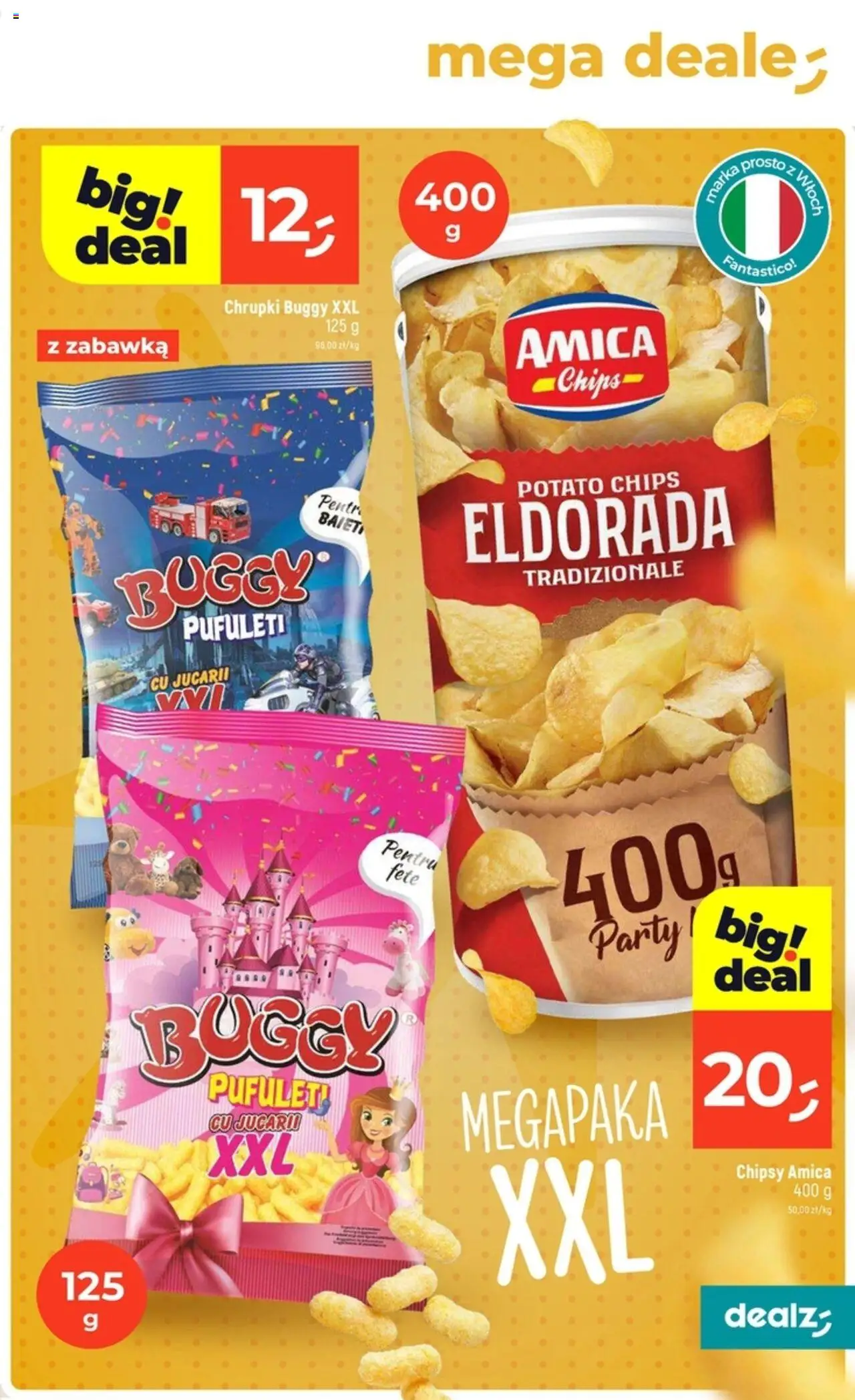 Dealz Gazetka od 09.10.2025 | Strona: 33 | Produkty: Chipsy, Chrupki