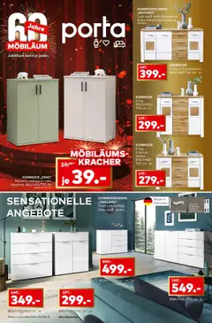 Porta! Möbiläumskracher in allen Abteilungen ab 05.10.2025 gültig