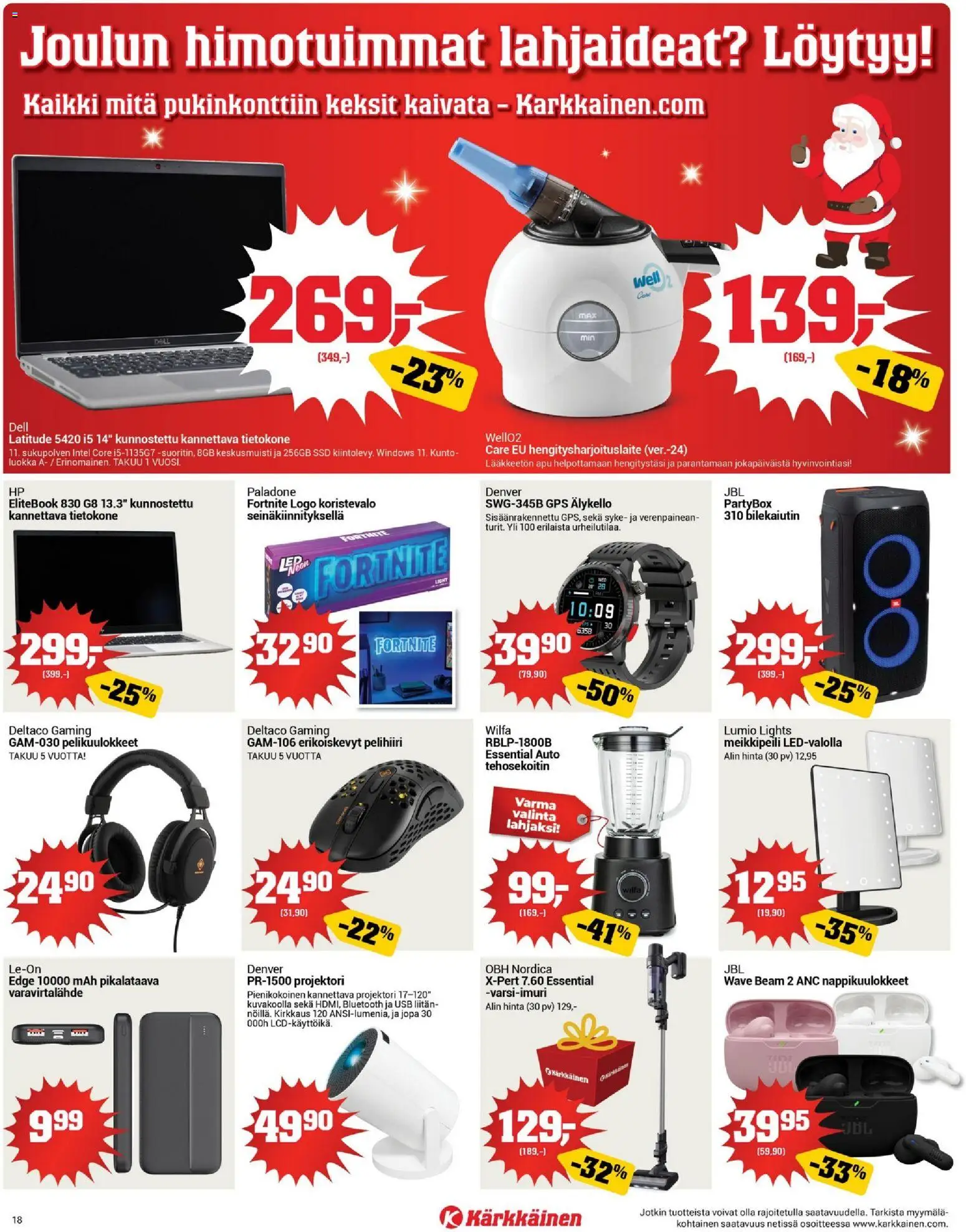 Kärkkäinen tarjoukset – voimassa 10.12.2025 alkaen | Sivu: 18 | Tuotteet: USB, Varavirtalähde, Älykello, Keksit
