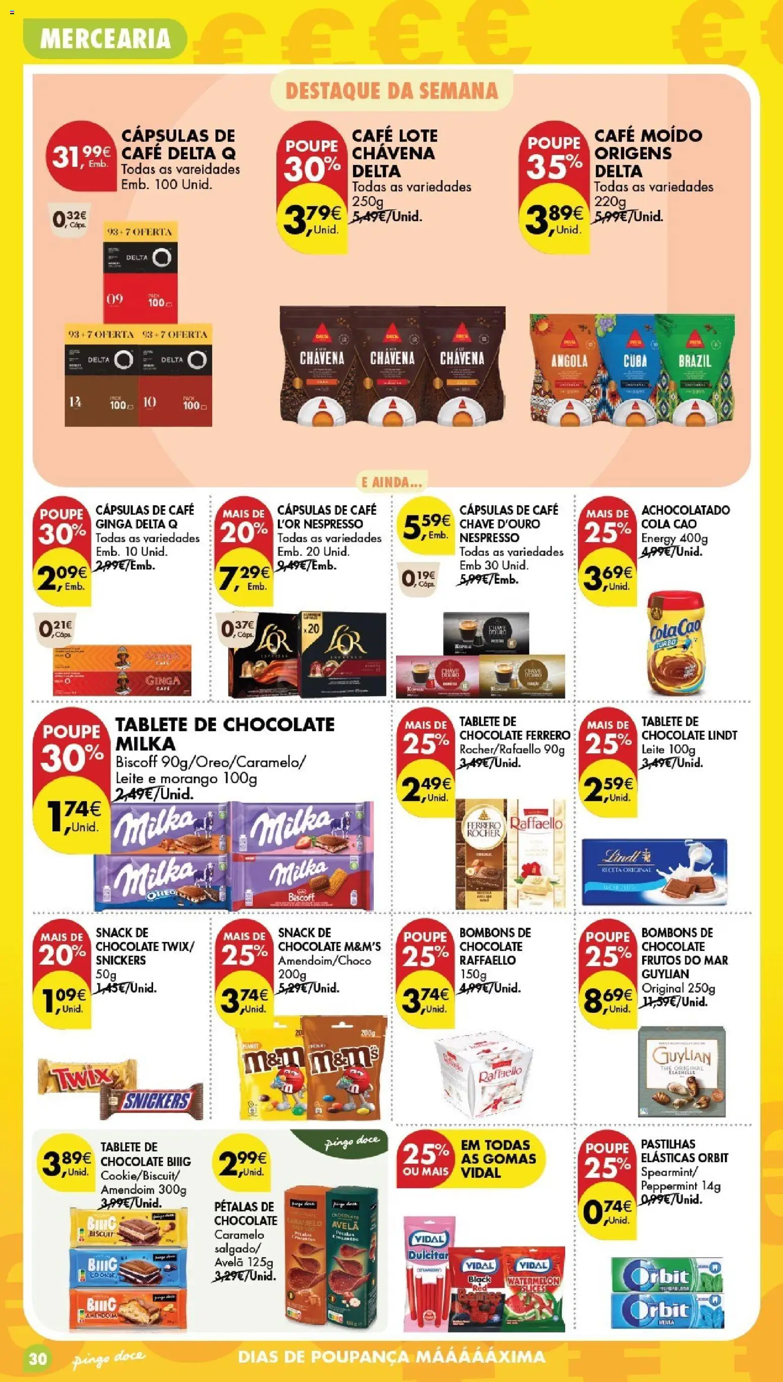 Pingo Doce folheto │ válido de 28.04.2026 | Página: 32 | Produtos: Delta q, Nespresso, Café, Gomas