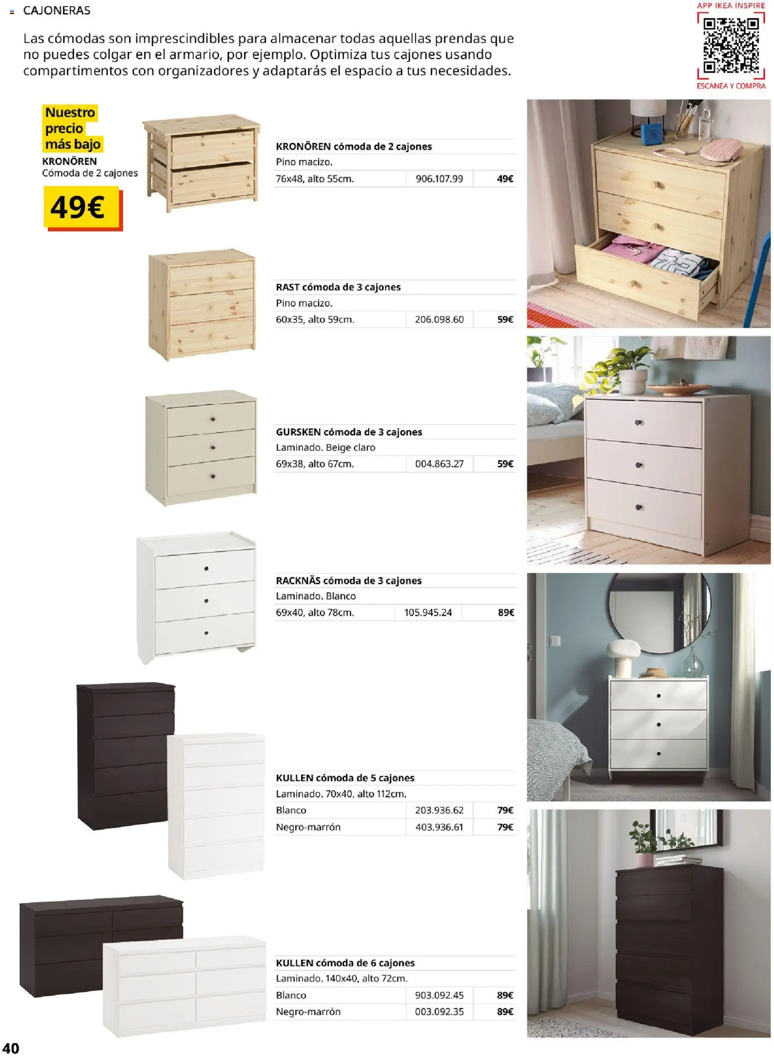 Catálogo IKEA Muebles para el dormitorio │ válido desde el 01.02.2026 | Página: 40