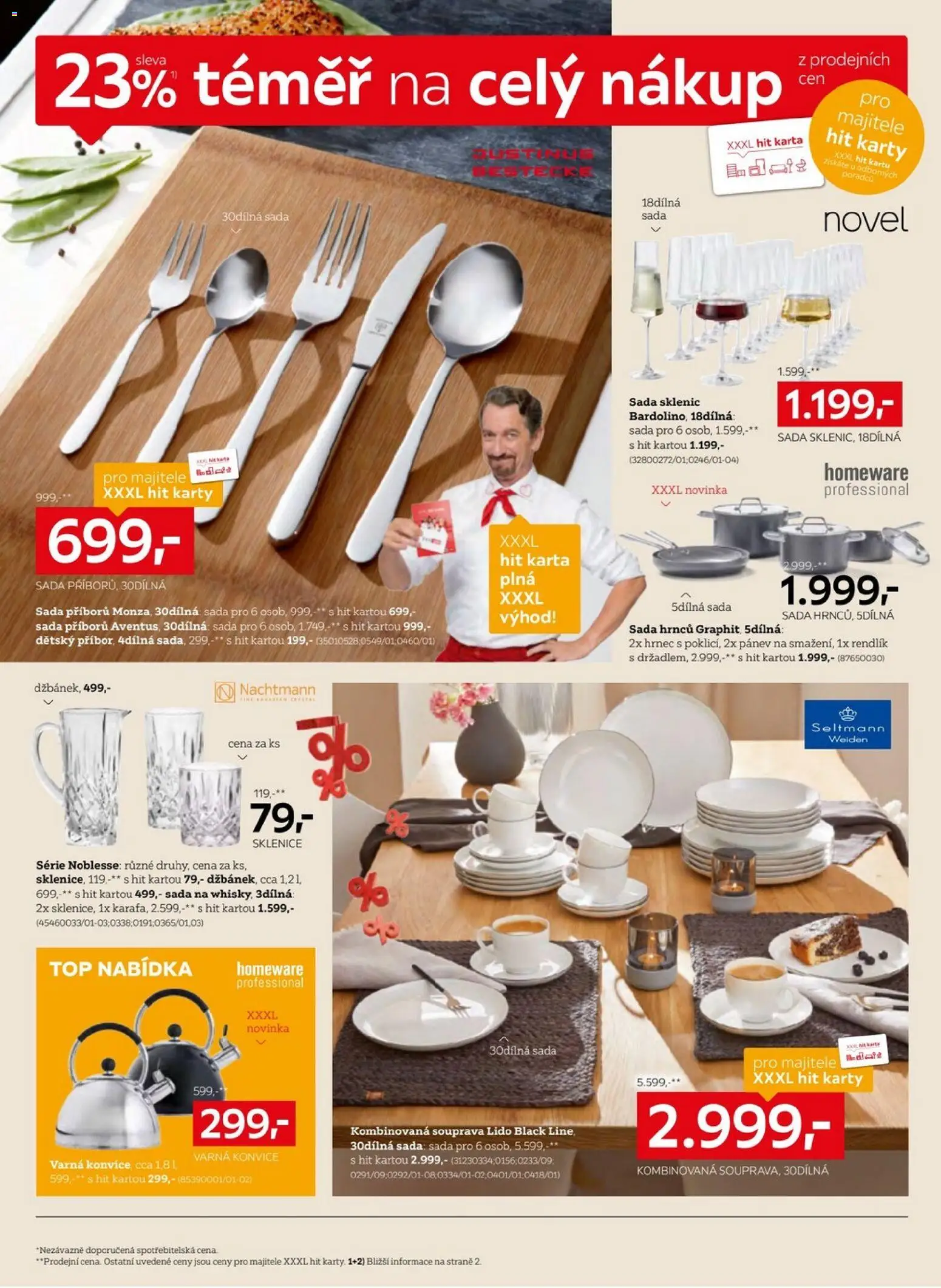 XXXLutz leták od 03.11.2025 | Strana: 16 | Produkty: Sada hrnců, Pánev, Karty, Rendlík
