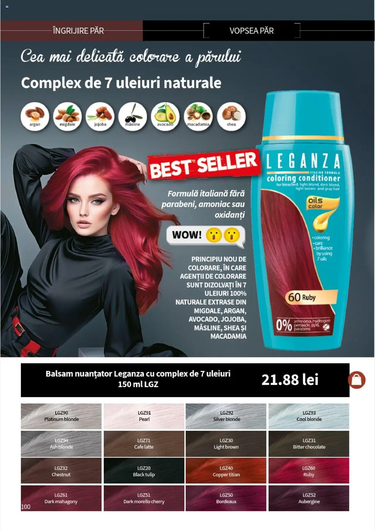 Noul catalog Lady’s – valabil de la 25.09.2025 | Pagină: 102 | Produse: Vopsea, Migdale, Balsam, Avocado
