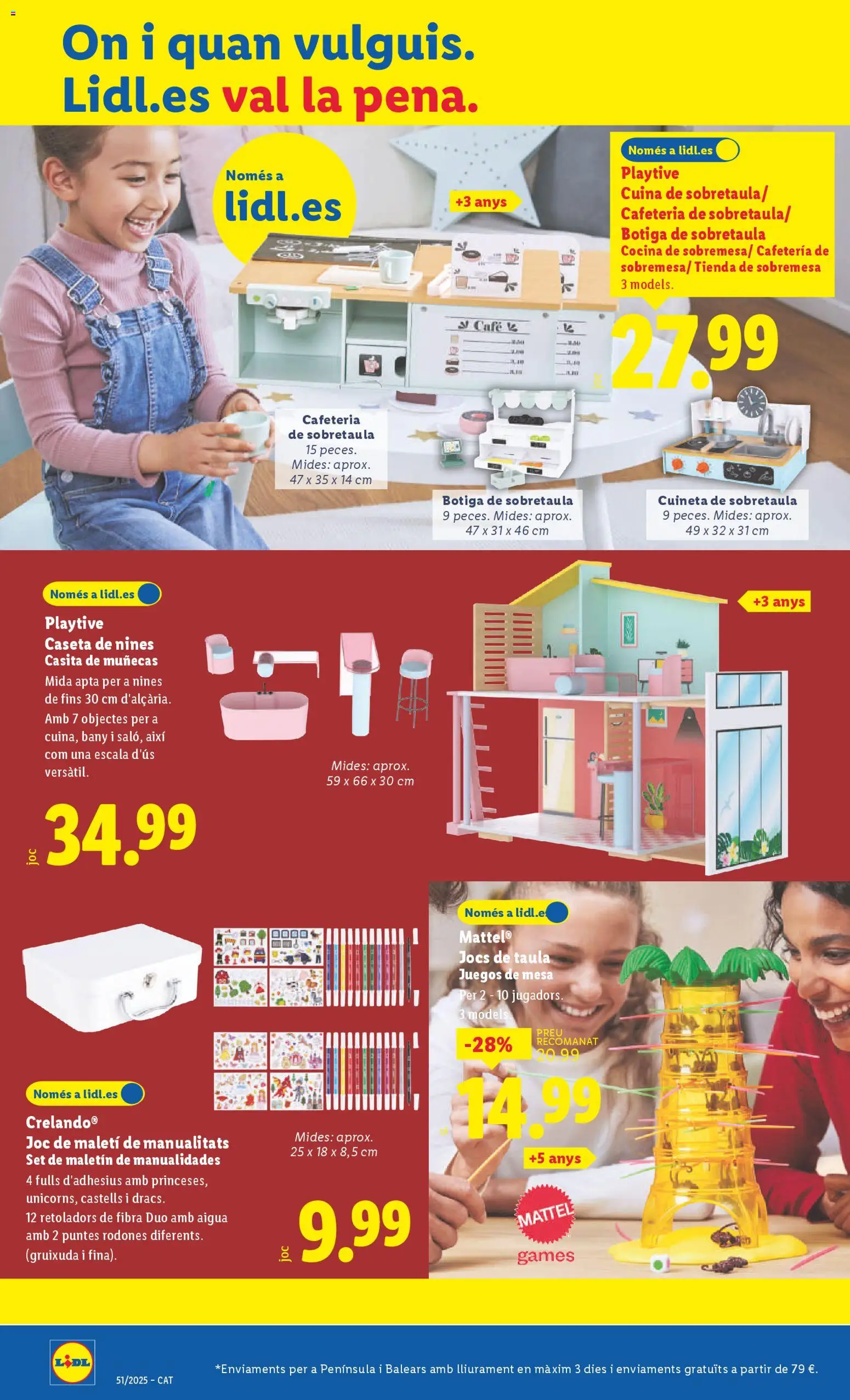 Lidl folleto de bazar │ válido desde el 15.12.2025 | Página: 18 | Productos: Café, Juegos de mesa, Cocina, Mesa