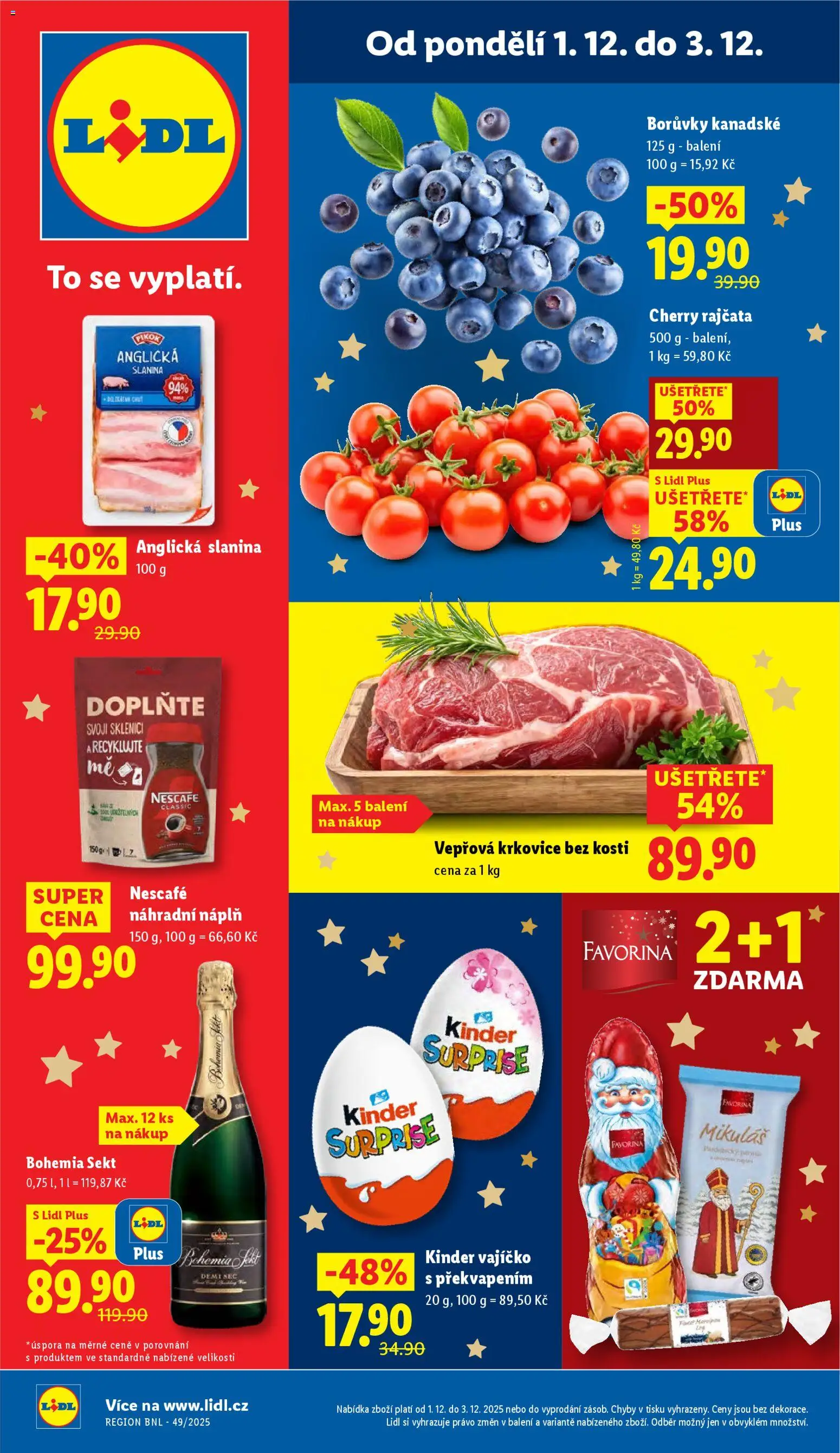 Lidl leták od 01.12.2025 | Strana: 1