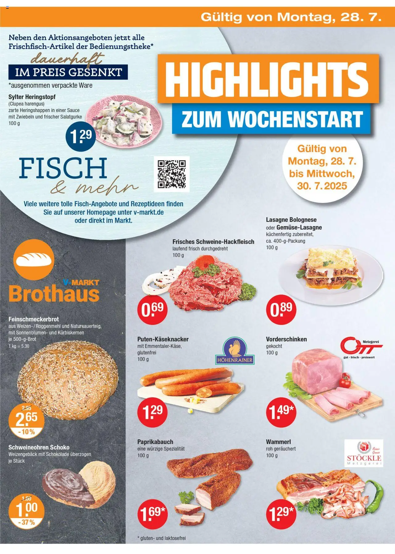 V-Markt - M&#252;nchen - gültig ab dem 24.07.2025 | Seite: 18 | Produkte: Schokolade, Fisch, Zwiebeln