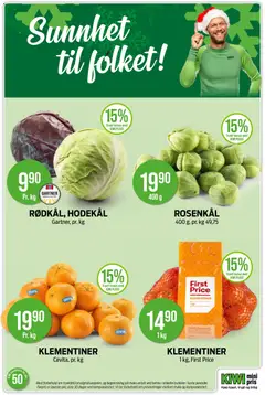 Forhåndsvisning av KÅLROT, Gartner, pr. kg gyldig fra 08.12.2025 | Side: 19