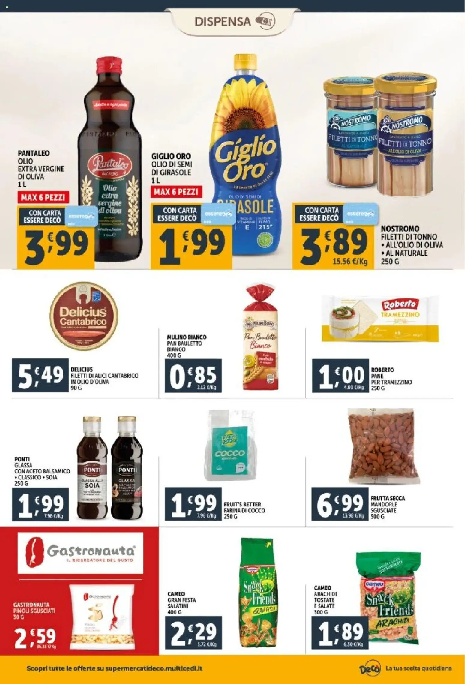 Volantino Decò del 29.12.2025 | Pagina: 18 | Prodotti: Salatini, Farina, Cocco, Glassa