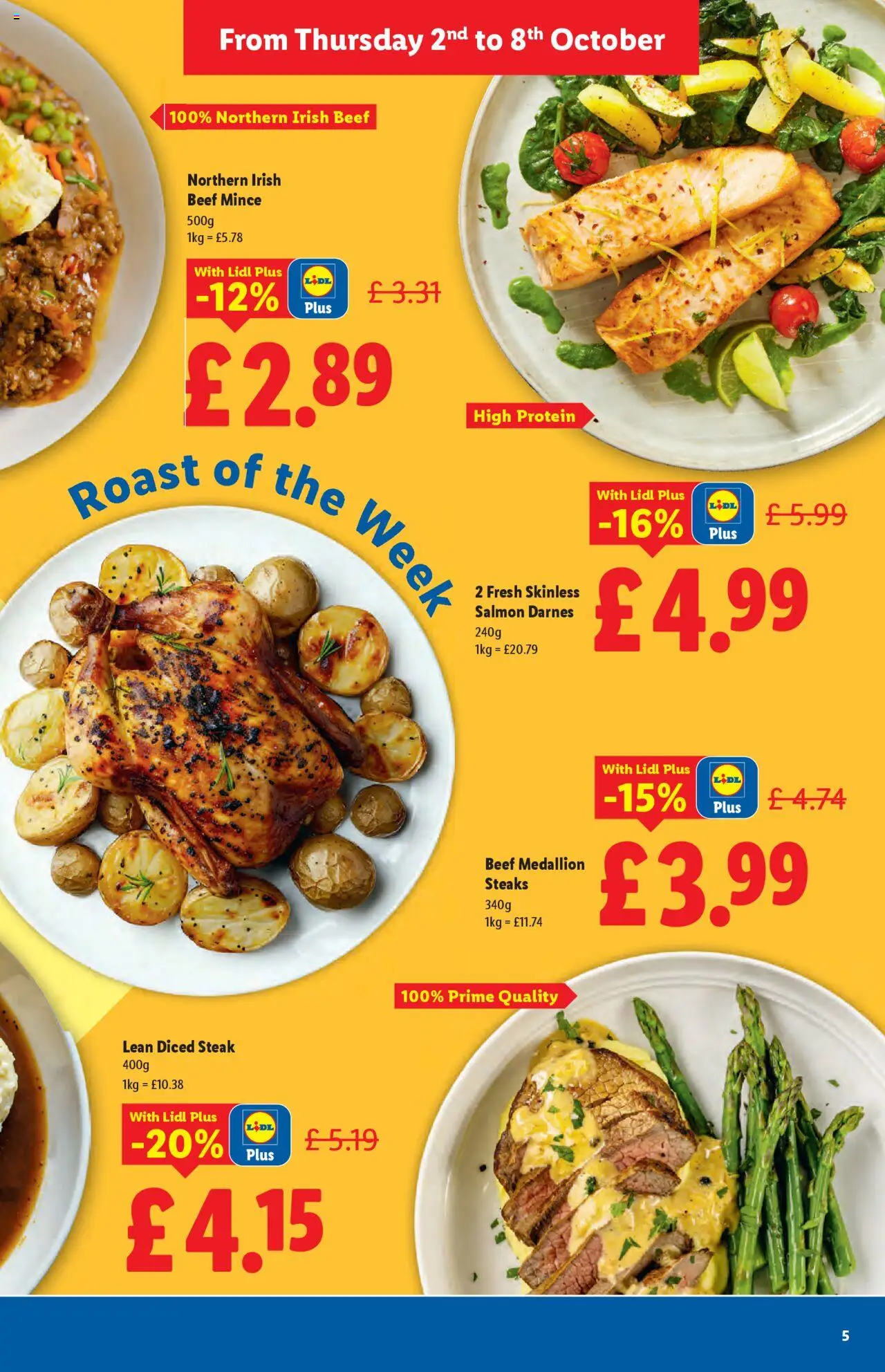  | Page: 5 | Products: Salmon, Beef