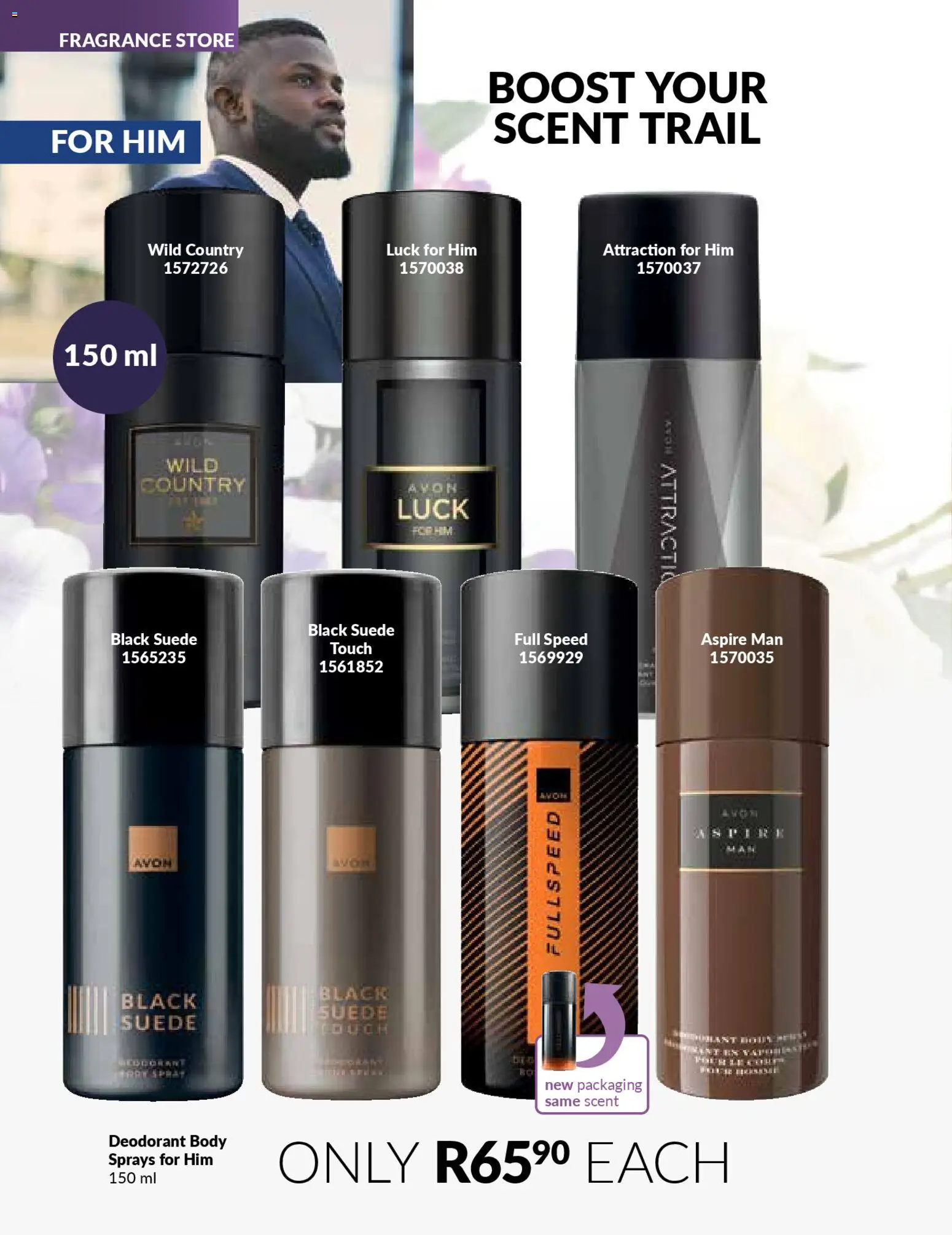 New Avon catalogue – valid from 01.01.2026 | Page: 96 | Products: Fragrance, Deodorant