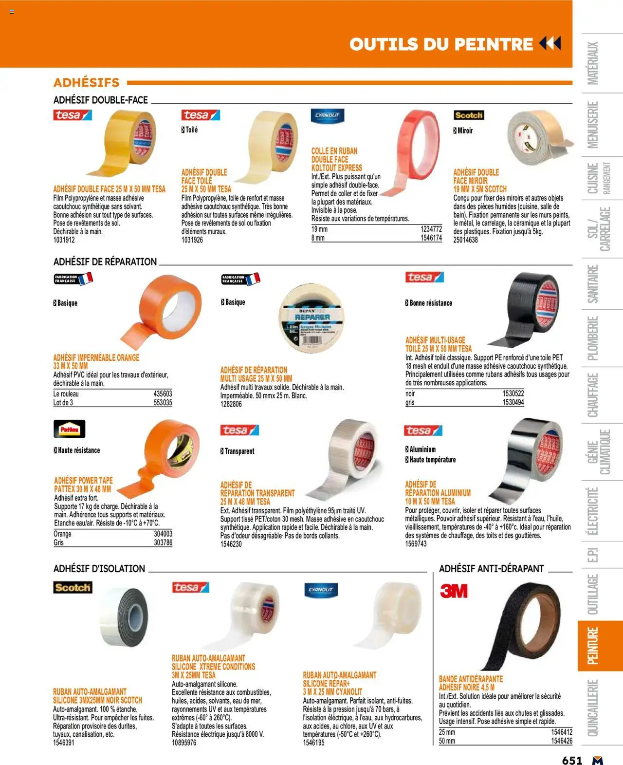  | Page: 651 | Produits: Collants, Orange, Rouleau, Miroir