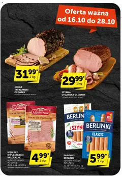 Pogląd oferty "Groszek Gazetka" - ważna od 16.10.2025 | Strona: 30 | Produkty: Kiełbasa, Szynka, Bułka, Wędliny