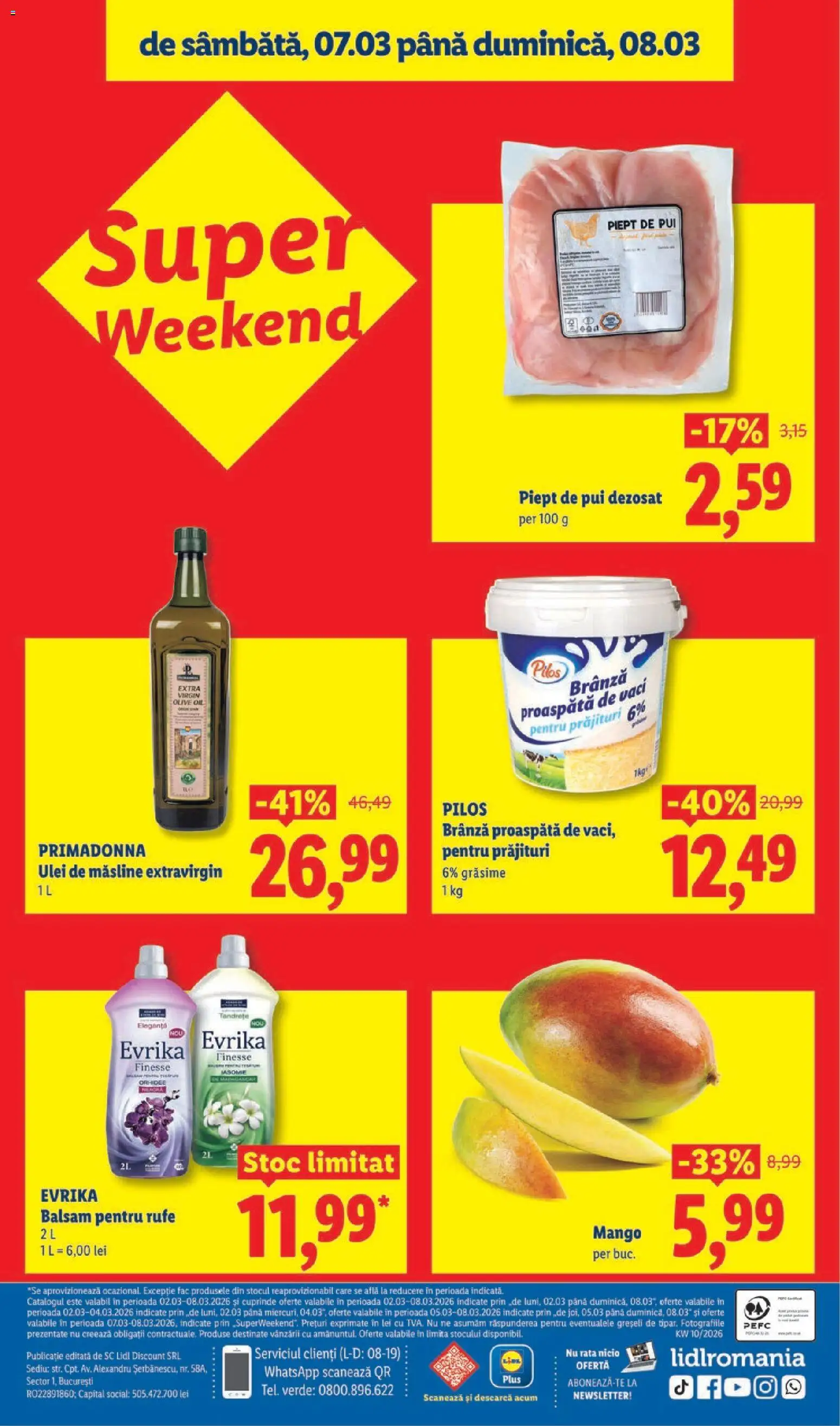 Noul catalog Lidl – valabil de la 02.03.2026 | Pagină: 40 | Produse: Rață, Balsam, Ulei, Mango