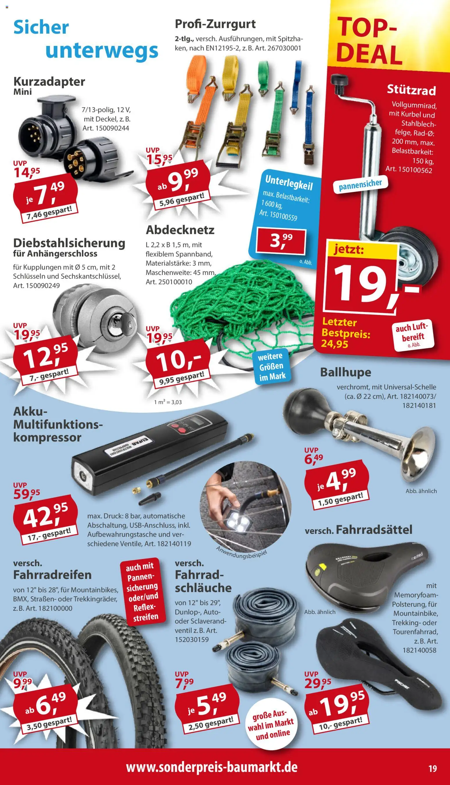 Sonderpreis Baumarkt Prospekt 	 – gültig ab 18.04.2026 | Seite: 19 | Produkte: Top