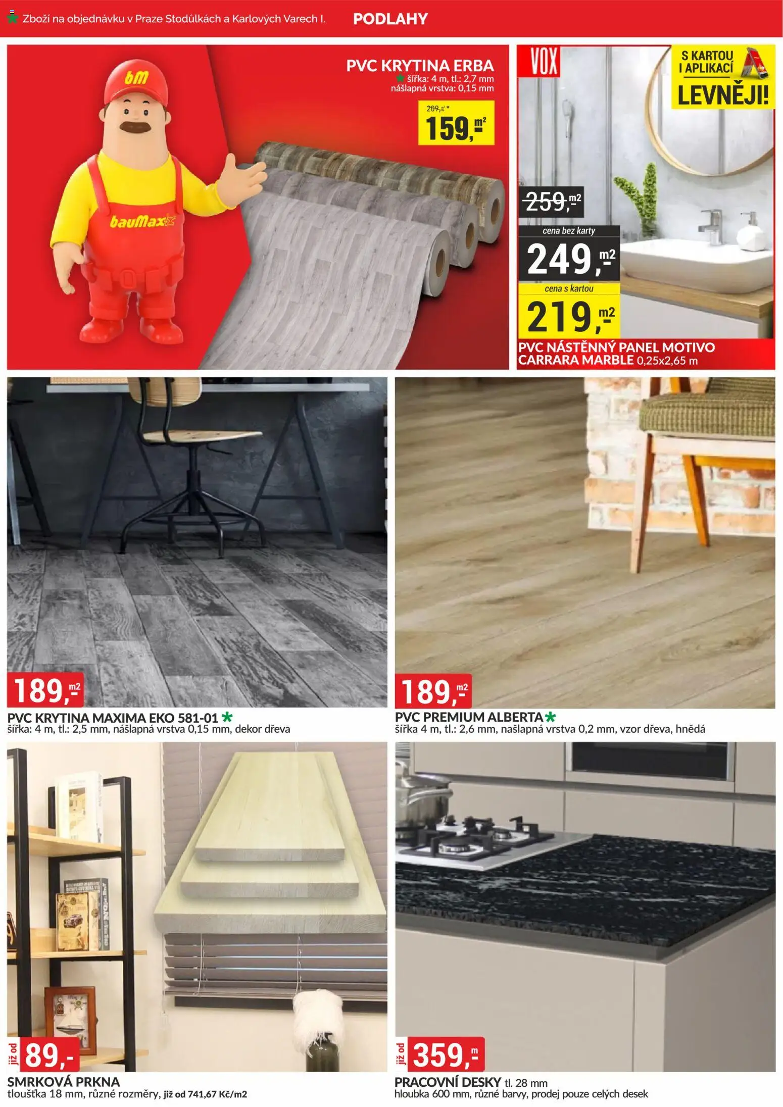BAUMAX leták od 01.11.2025 | Strana: 40 | Produkty: Karty, Desky