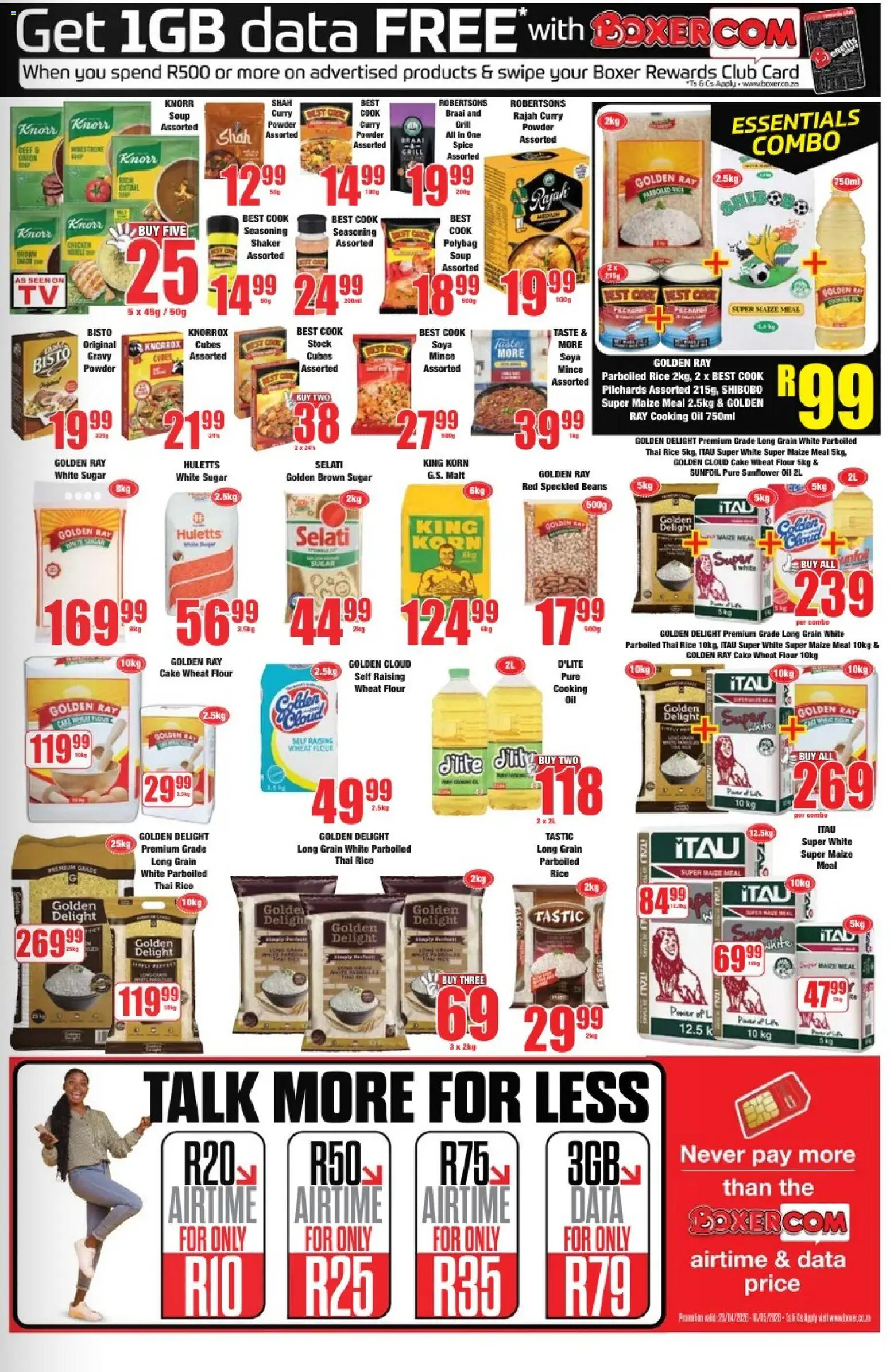 New Boxer catalogue – valid from 23.04.2026 | Page: 9 | Products: Data, Seasoning, Curry powder, Sugar