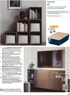 Vista previa IKEA - Salones válido desde el 04.02.2026 | Página: 23 | Productos: Lámpara de techo, Bombilla, Almacenaje, Caja
