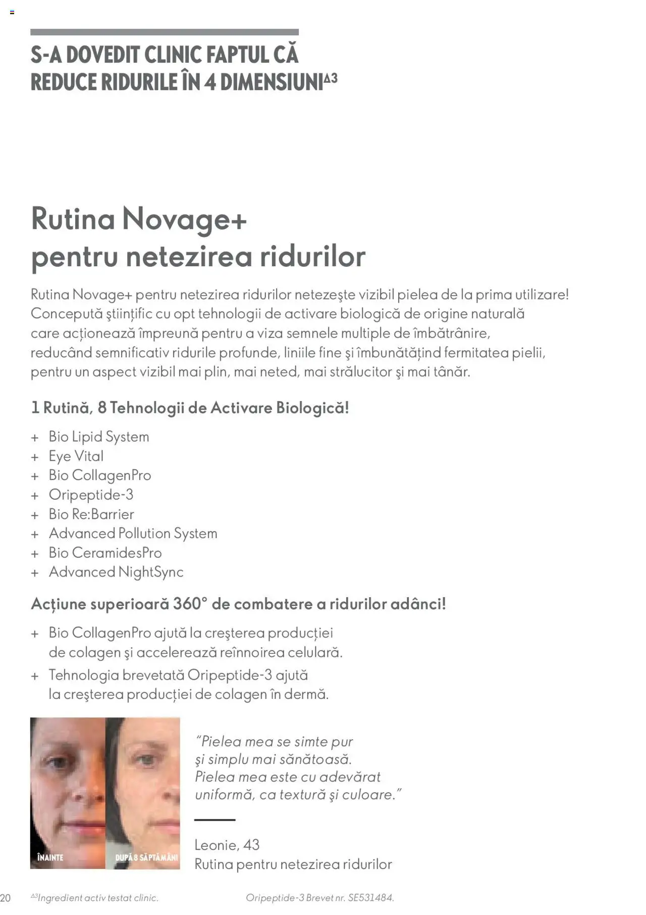 Oriflame catalog - Ghidul NOVAGE+ – valabil de la 01.03.2023 | Pagină: 20