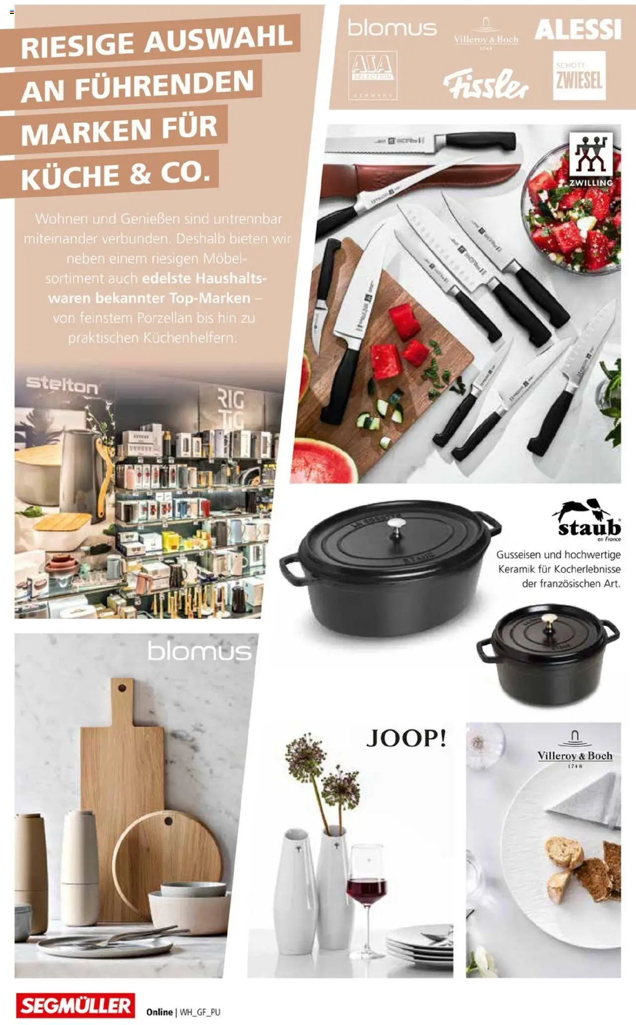 Segmüller Wohndesign – gültig ab 27.09.2025 | Seite: 34 | Produkte: Küche