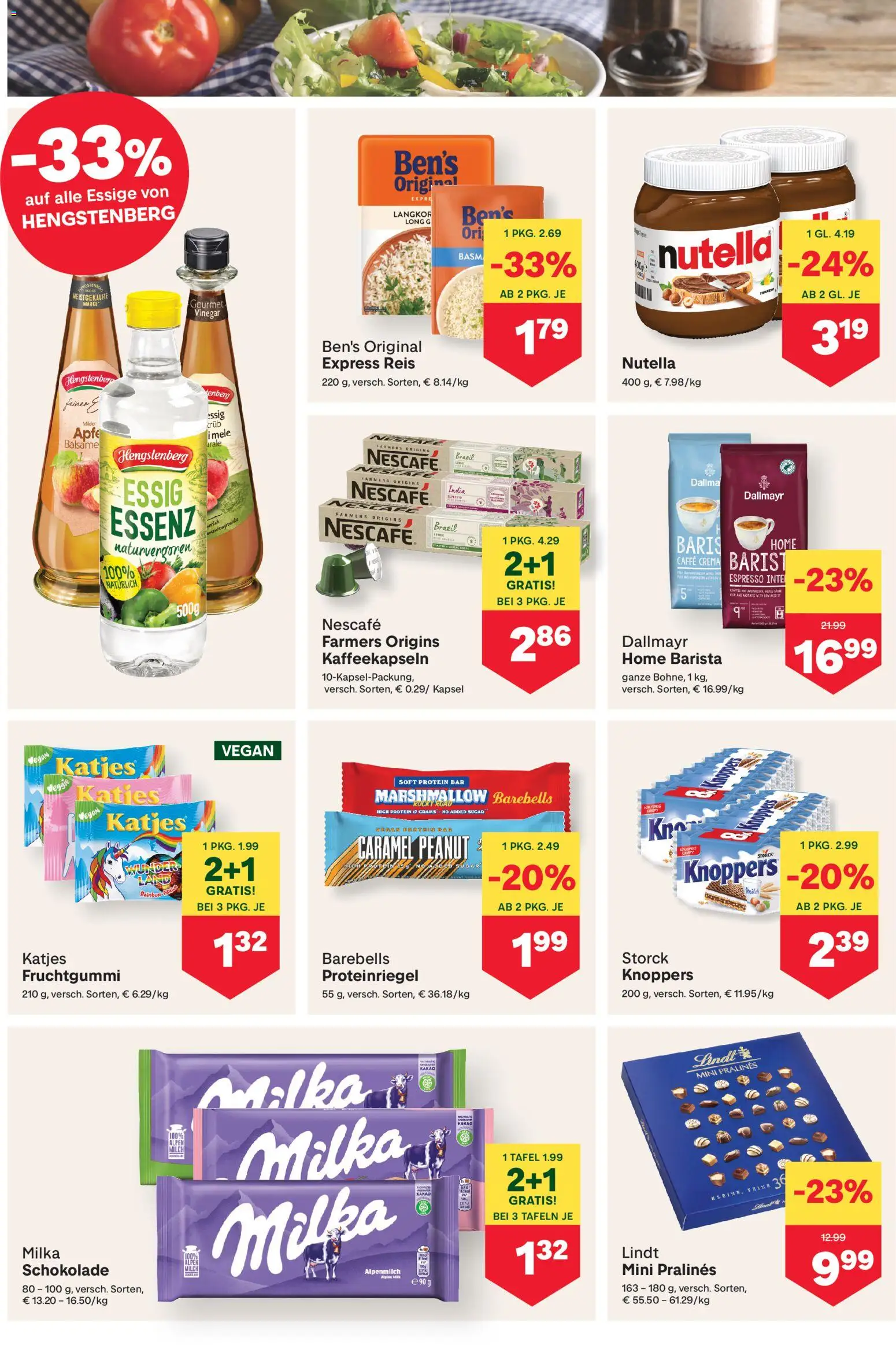 MPREIS Flugblatt gültig ab 09.04.2026 | Seite: 6 | Produkte: Schokolade, Reis