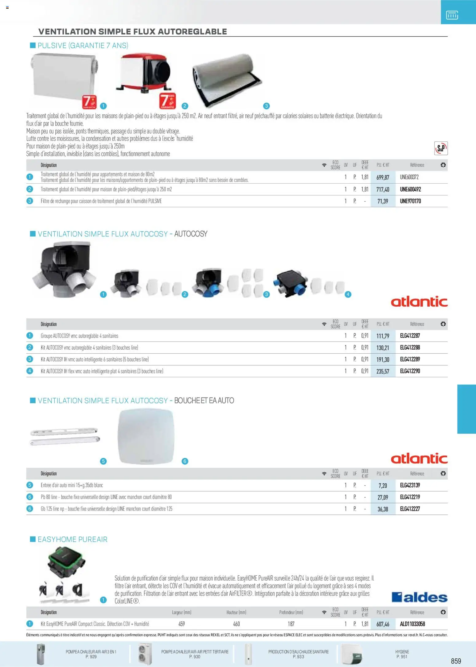 {H1} | Page: 71 | Produits: Filtre, Batterie