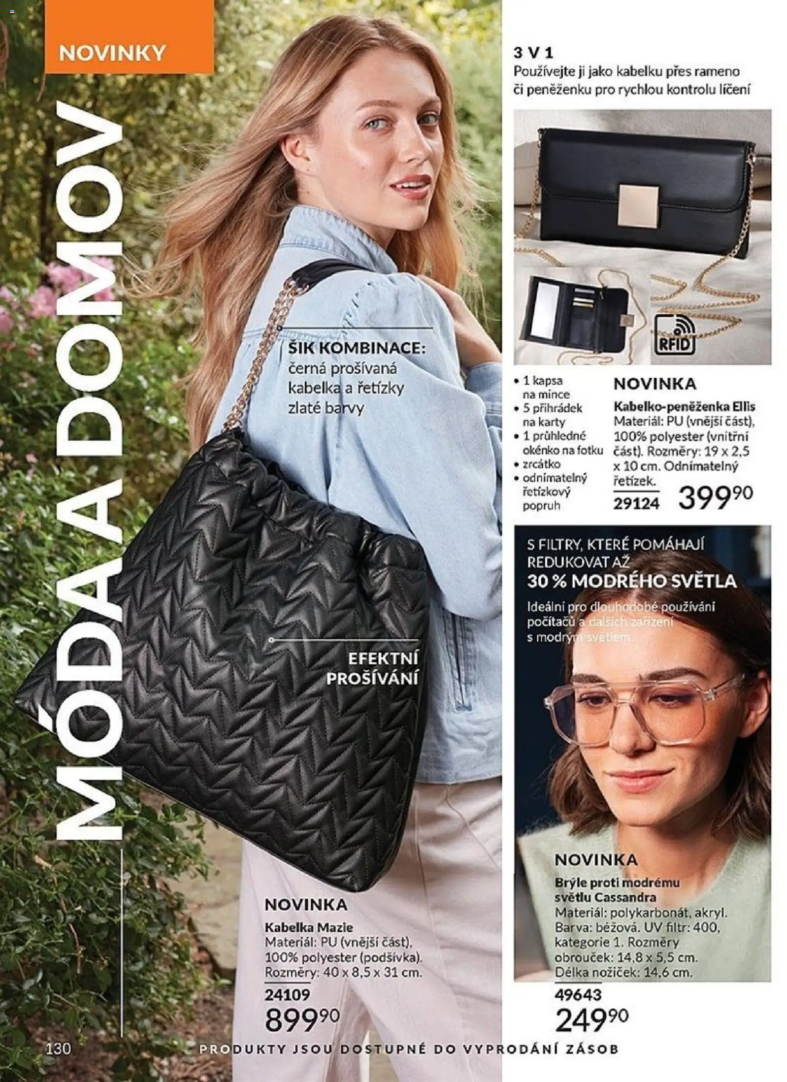 Avon katalog 2/2026 od 01.02.2026 | Strana: 130 | Produkty: Kabelka, Brýle, Karty, Barvy