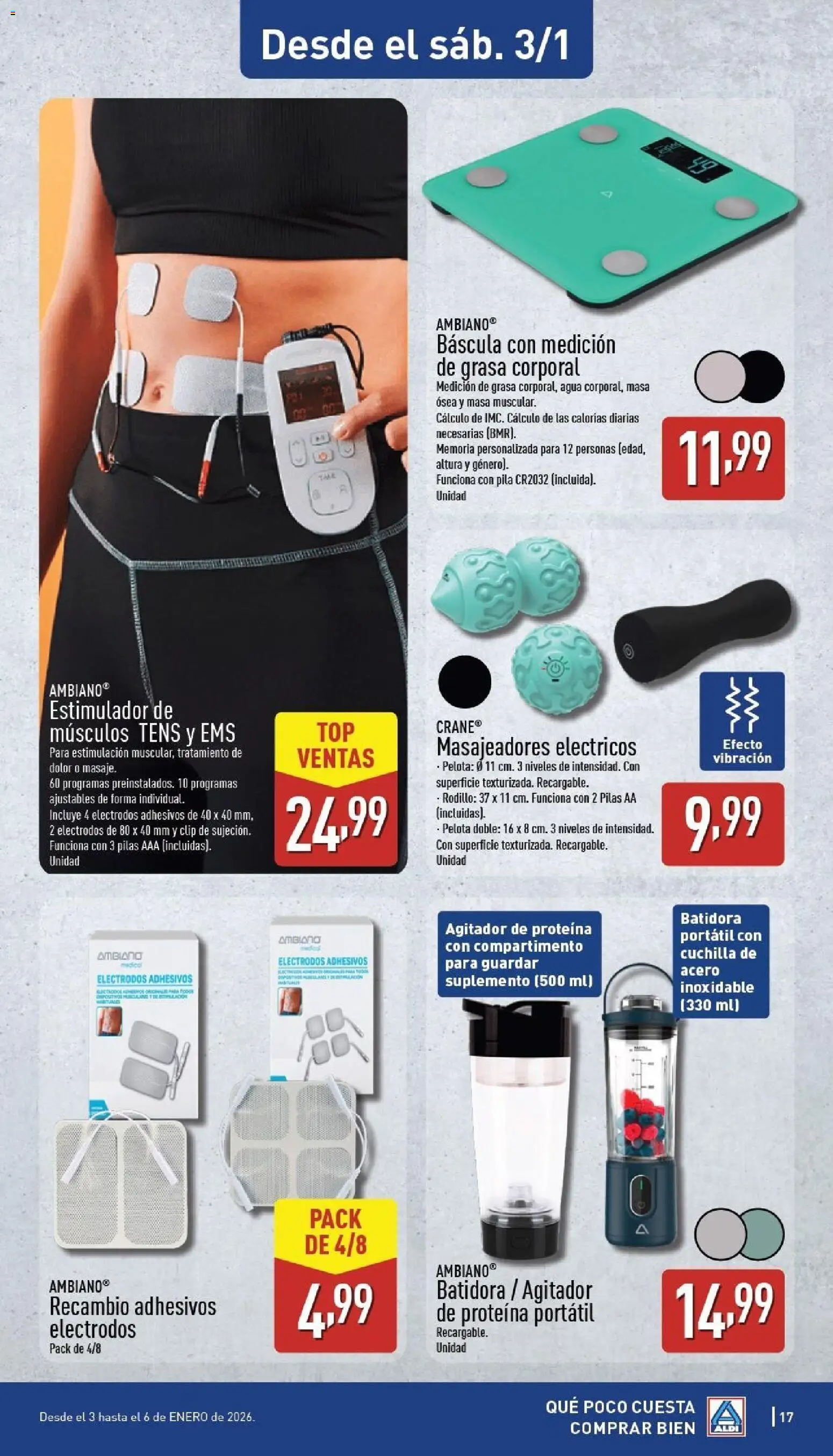 Aldi folleto Península │ válido desde el 29.12.2025 | Página: 17 | Productos: Κοσμήματα, Batidora, Body
