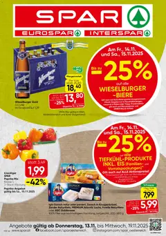 Spar Flugblatt - Wien ab 13.11.2025 gültig