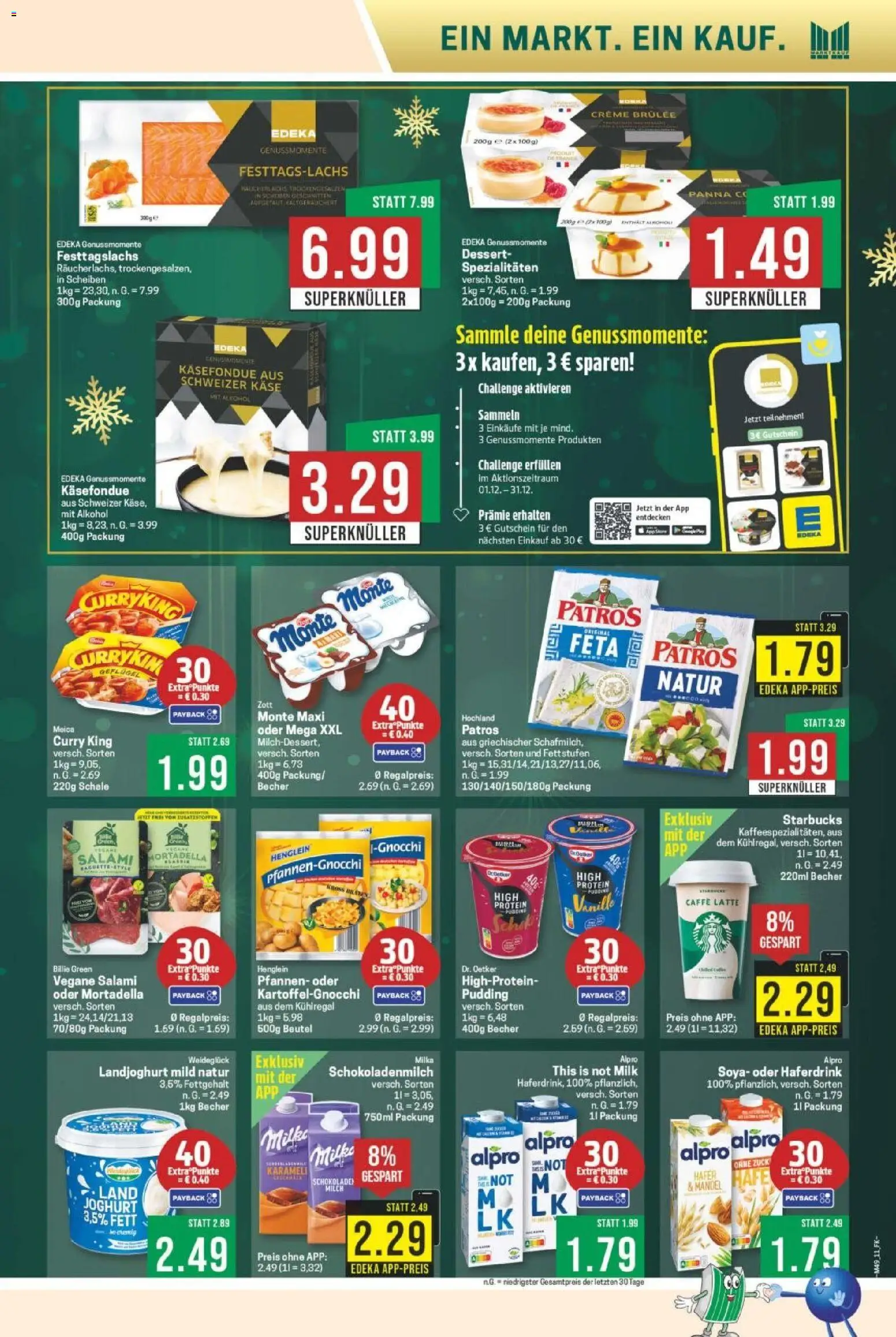 Marktkauf Prospekt 	 – gültig ab 01.12.2025 | Seite: 11 | Produkte: Käse, Schokolade, Pudding, Alpro