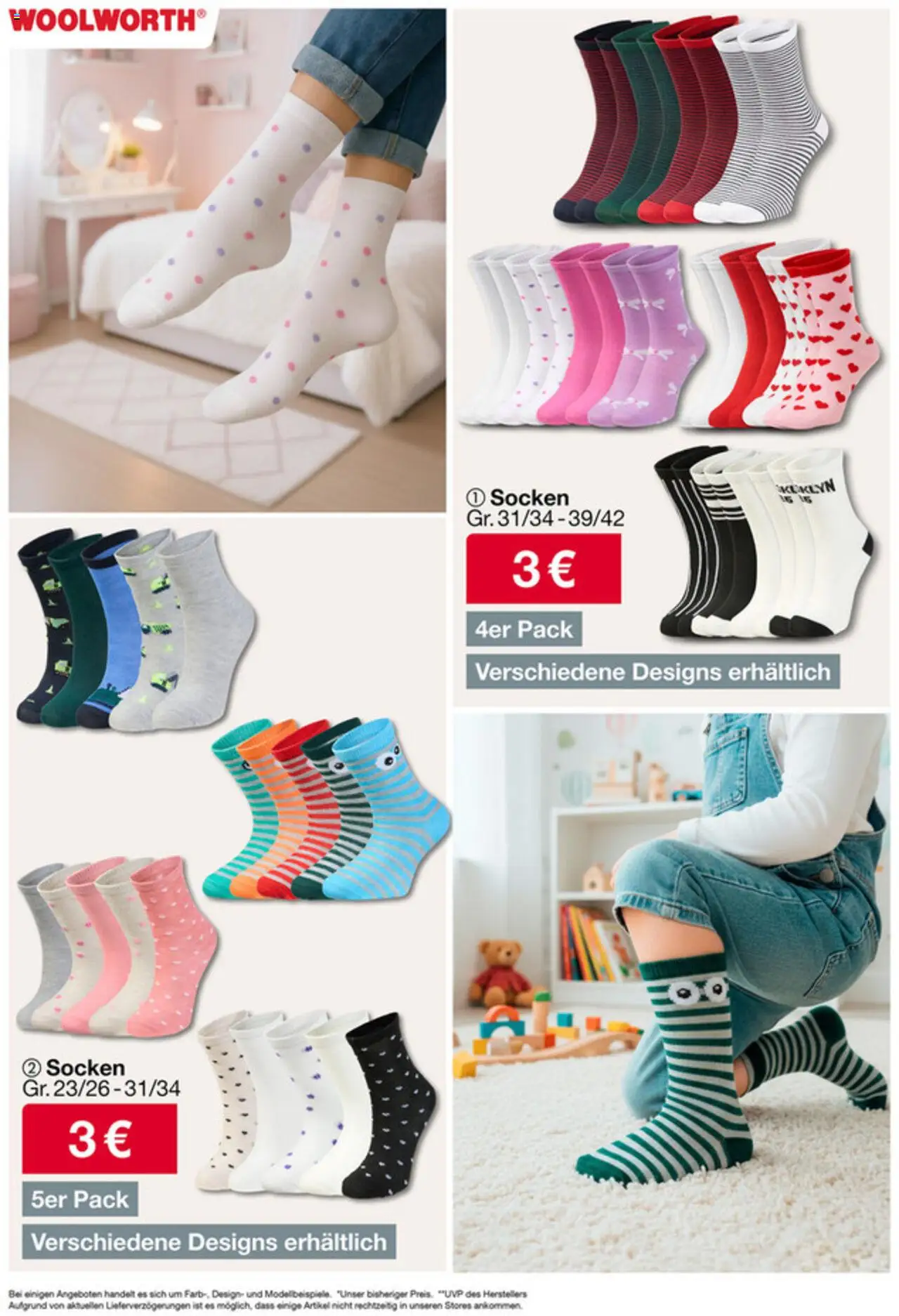 Woolworth Prospekt 	 – gültig ab 05.09.2025 | Seite: 23 | Produkte: Socken