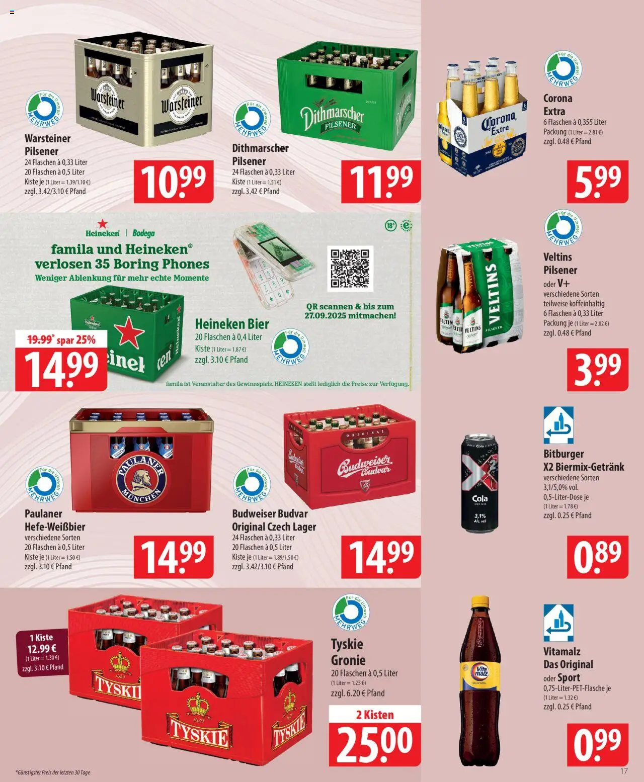 Famila Prospekt 	 – gültig ab 15.09.2025 | Seite: 17