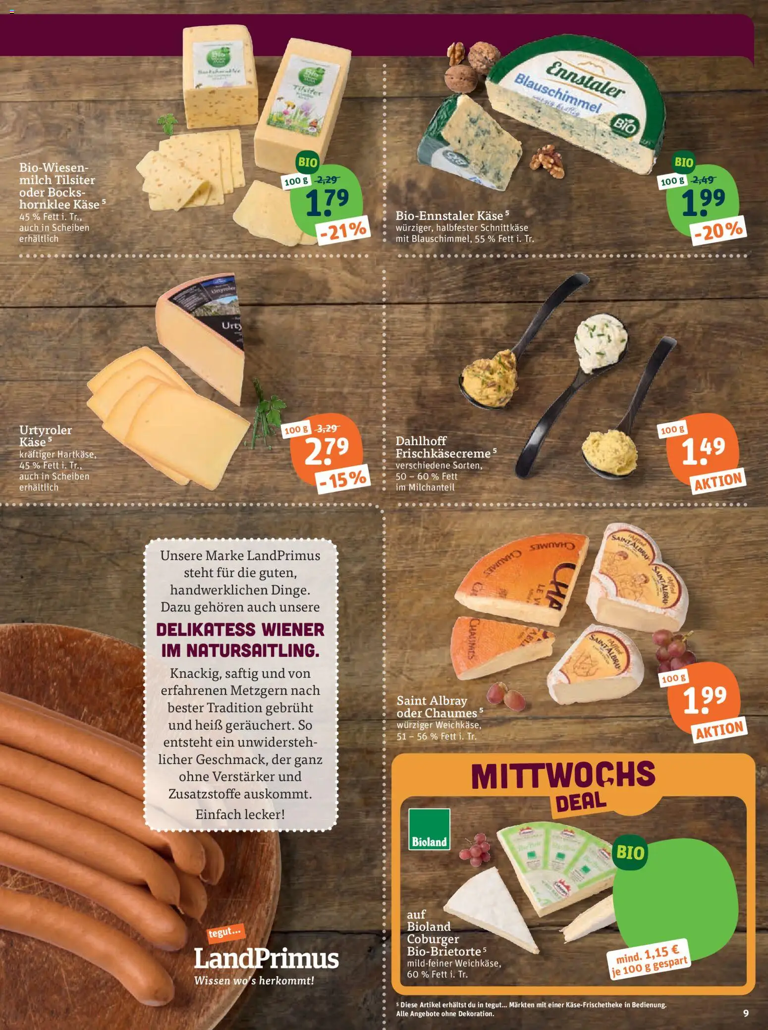 Tegut Prospekt – gültig ab 26.01.2026 | Seite: 11 | Produkte: Milch, Käse, Verstärker
