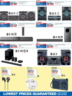 OK Furniture specials catalogue – valid from 19.01.2026 | Page: 9 | Products: Earbuds, Radio, Soundbar, Subwoofer