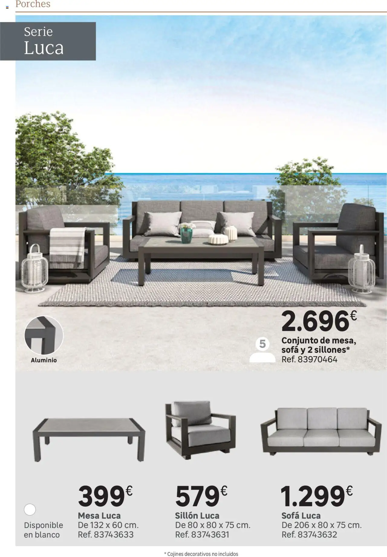 Leroy Merlin catálogo │ válido desde el 25.03.2025 | Página: 110 | Productos: Sofá, Sillón, Mesa