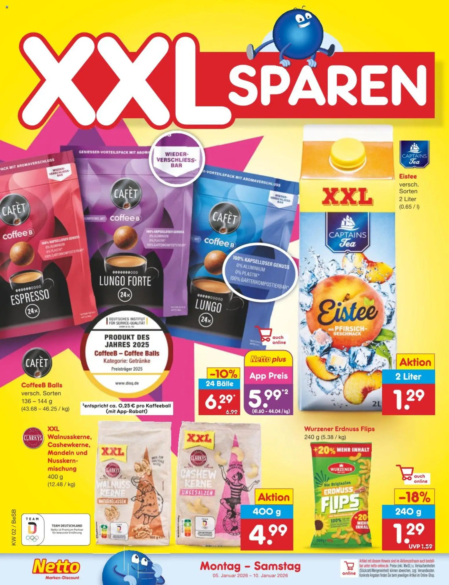 Netto Marken-Discount Prospekt 	 – gültig ab 05.01.2026 | Seite: 20 | Produkte: Mandeln, Pfirsich