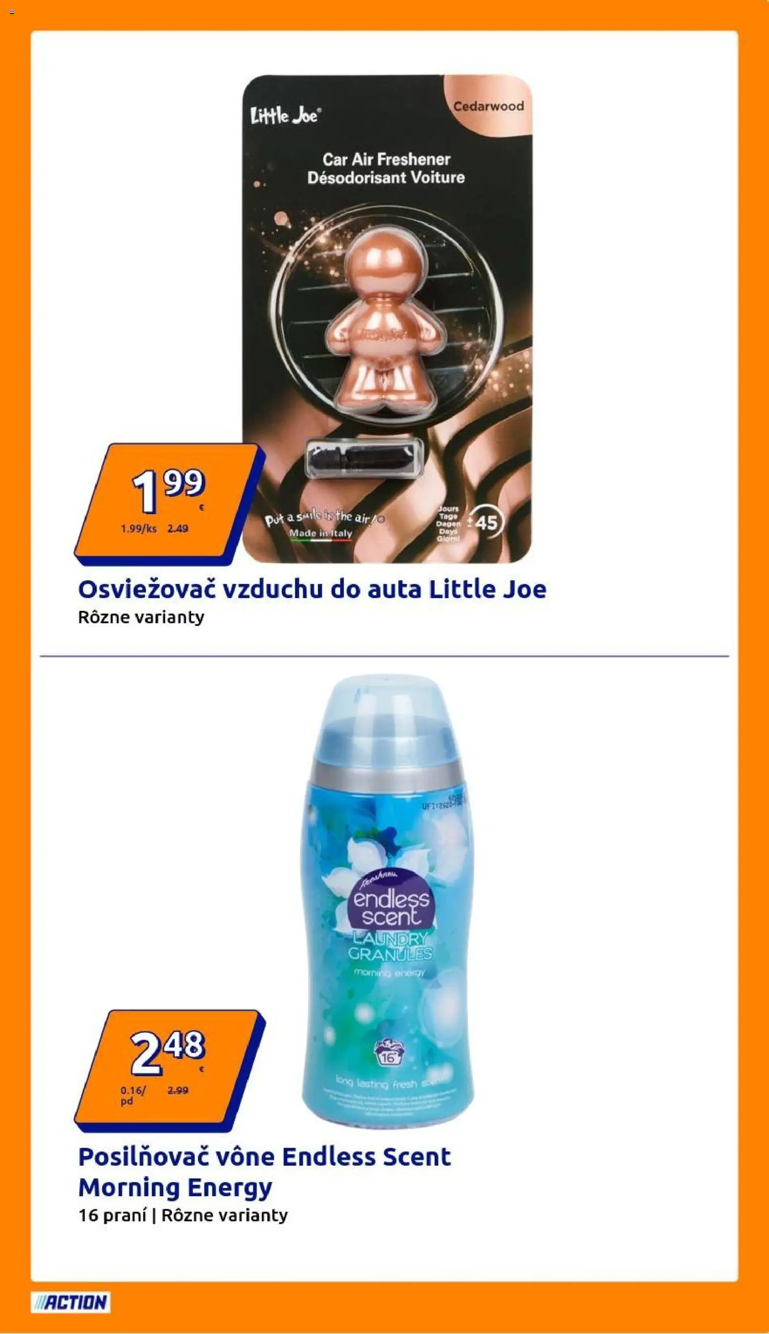 Nové Action akcie – leták je platný od 19.11.2025 | Strana: 5 | Produkty: Osviežovač vzduchu